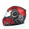 Penguin Piston Graphics Flip-Up Modular Motorcycle Helmet